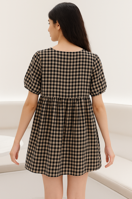 Blackcurrant Cotton Dress