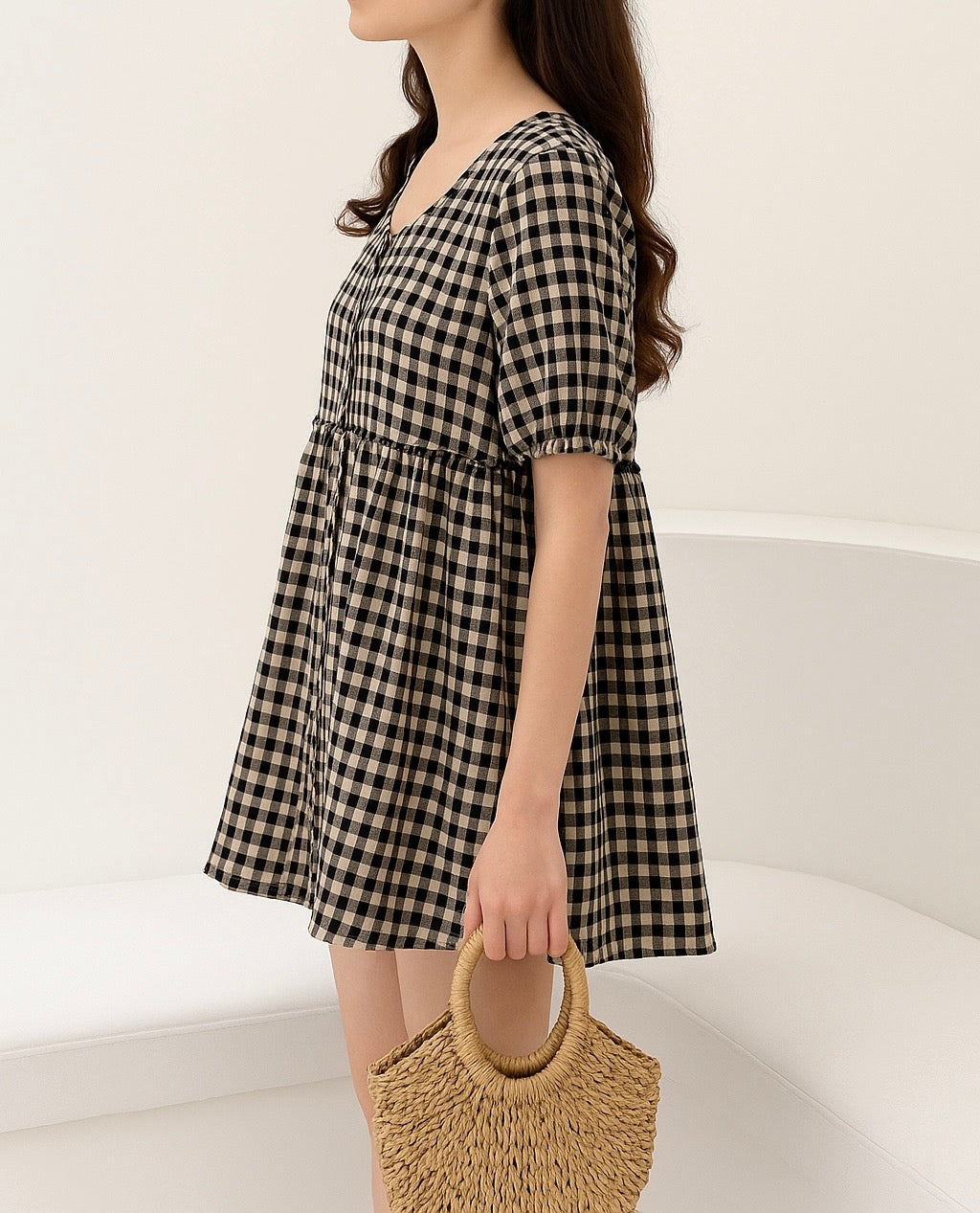 Blackcurrant Cotton Dress
