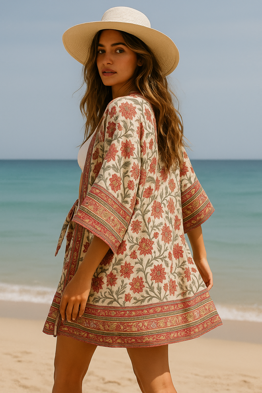 MAHAL GARDEN KIMONO