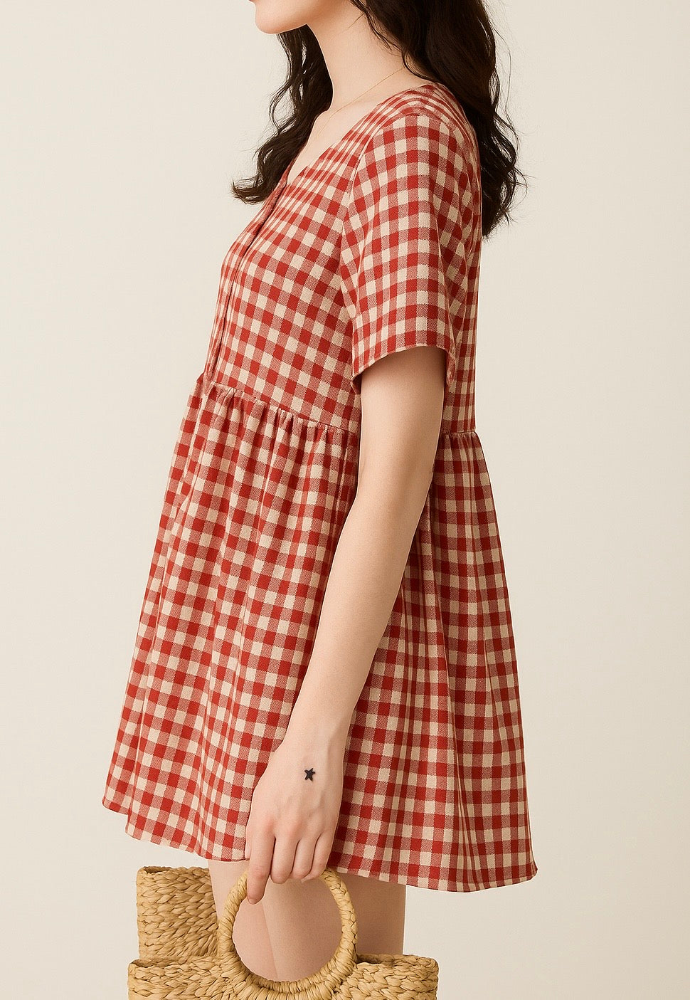 Cherry Picnic Cotton Dress